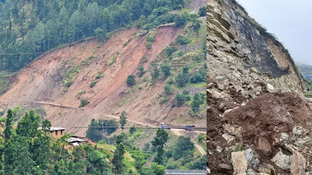 भारी वर्षाका कारण कर्णाली प्रदेशका प्रमुख राजमार्ग अवरुद्ध