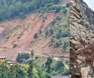 भारी वर्षाका कारण कर्णाली प्रदेशका प्रमुख राजमार्ग अवरुद्ध