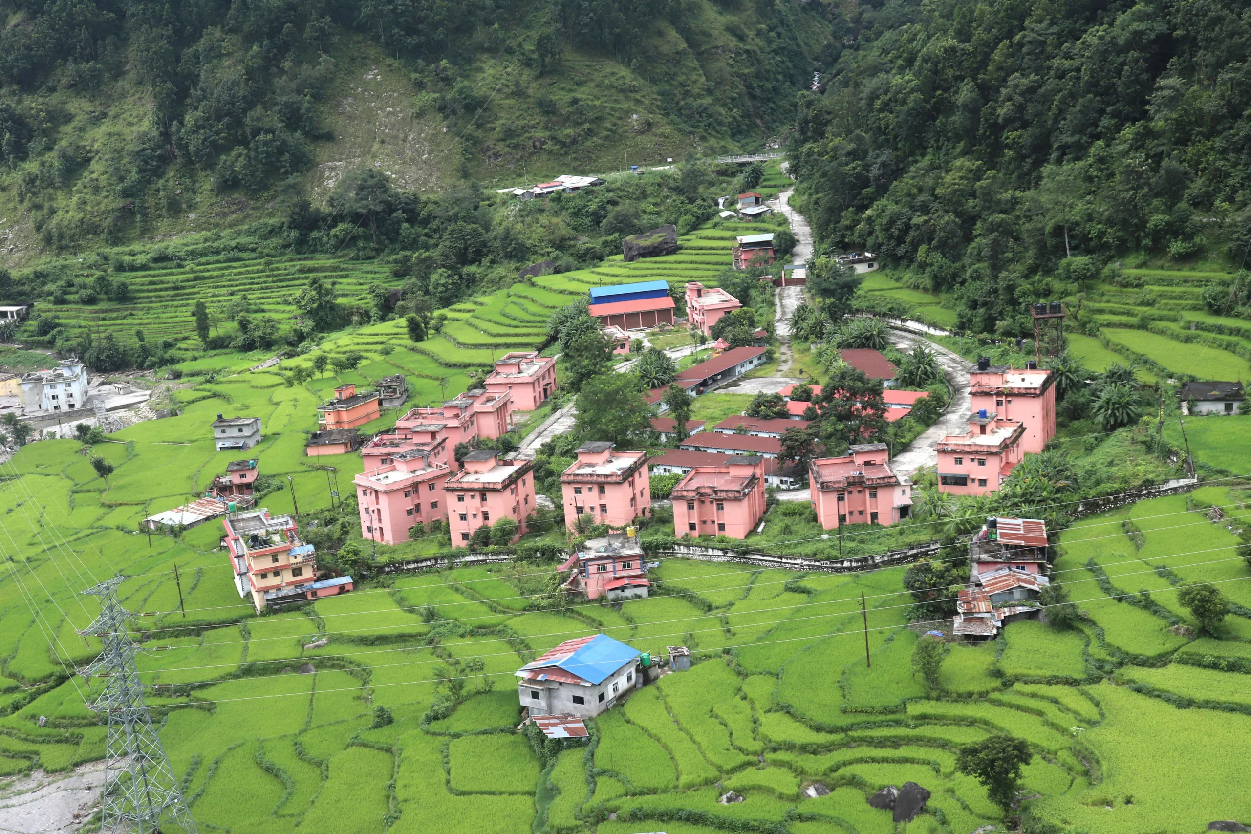 माथिल्लो त्रिशूली थ्री ‘ए’को कर्मचारी आवास क्षेत्र