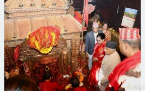 राष्ट्रपति पौडेलद्वारा शक्तिपीठहरूमा पूजाआराधना एवं दर्शन