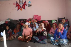 पहिरोले घेरिएको पाउद्धार, विस्थापितलाई गाउँ फर्किन अन्योल