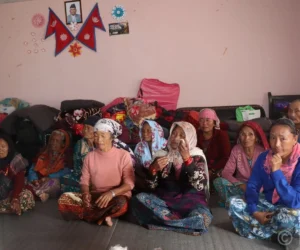 पहिरोले घेरिएको पाउद्धार, विस्थापितलाई गाउँ फर्किन अन्योल