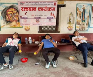 चाडपर्वमा रगतको अभाव हुन नदिन रक्तदान