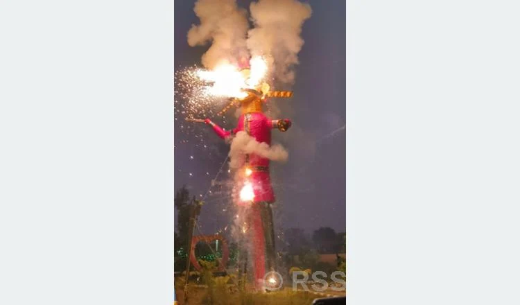 मैथिल परम्पराको रावणवध उत्सव सम्पन्न