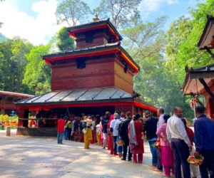 शारदीय नवरात्रः आठौँ देवी महागौरीको विधिपूर्वक गरियो पूजा आराधना