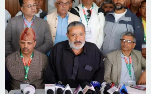 कांग्रेस १५औँ महाधिवेशनः सभापतिका उम्मेदवार राठौरद्वारा उम्मेदवारी फिर्ता