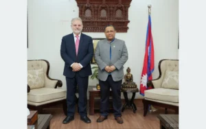 परराष्ट्रमन्त्री खनालसँग साइप्रसका गैरआवासीय राजदूतको शिष्टाचार भेटवार्ता