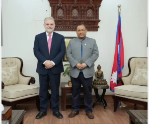 परराष्ट्रमन्त्री खनालसँग साइप्रसका गैरआवासीय राजदूतको शिष्टाचार भेटवार्ता