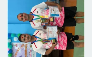 प्रदेशस्तरीय ब्याडमिन्टनको बम र निर्वाचन क्षेत्रको उपाधि सिंहको जोडीलाई