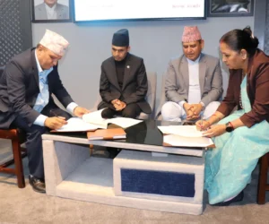 गण्डकी र लुम्बिनी प्रदेशमा सूचना महामार्ग परियोजना कार्यान्वनयका लागि सम्झौता