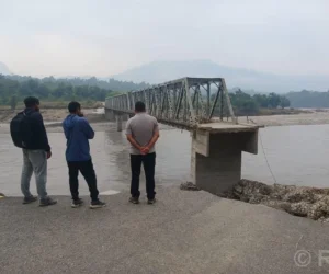 कालीगण्डकी पुलको तनहुँतर्फको पहुँँच सडक पुनर्निर्माण हुँदै