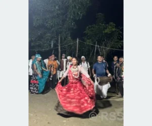 थारू बस्तीमा हुर्डुङग्वा नाचको रौनक