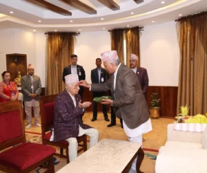 राष्ट्रपतिबाट बडादसैँको टीका ग्रहण