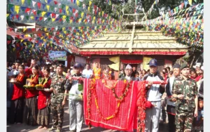 सरकारकै तर्फबाट विन्ध्यवासिनीमा विधिपूर्वक भित्राइयो फूलपाती