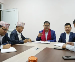 राससका नवनियुक्त अध्यक्ष कोइरालाद्वारा कार्यभार ग्रहण