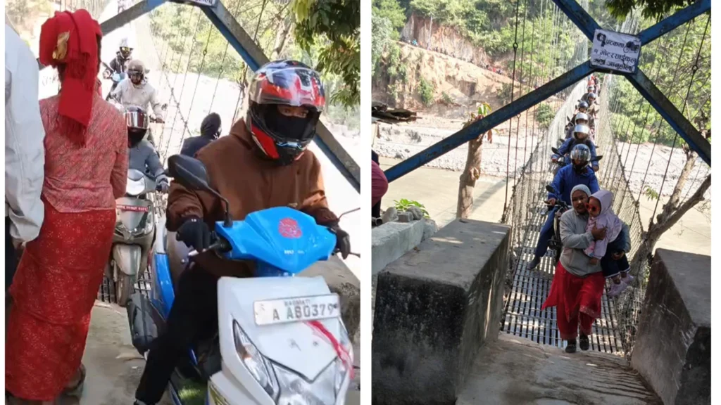 मलेखुको झोलुङ्गे पुललाई  वैकल्पिक मार्गमा प्रयोग गरेपछि…