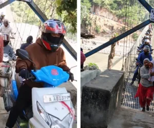 मलेखुको झोलुङ्गे पुललाई  वैकल्पिक मार्गमा प्रयोग गरेपछि…