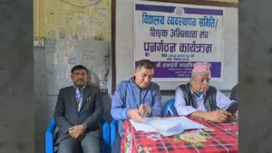धादिङको शंखादेवी माविमा शिक्षक–अभिभावक संघ पुनर्गठन, अध्यक्षमा डल्लाकोटी