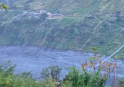 ‘पहिरोले थुनिएर बनेको अस्थायी बाँध फुटेका कारण बुढीगण्डकीमा बाढी आएको हुन सक्ने’