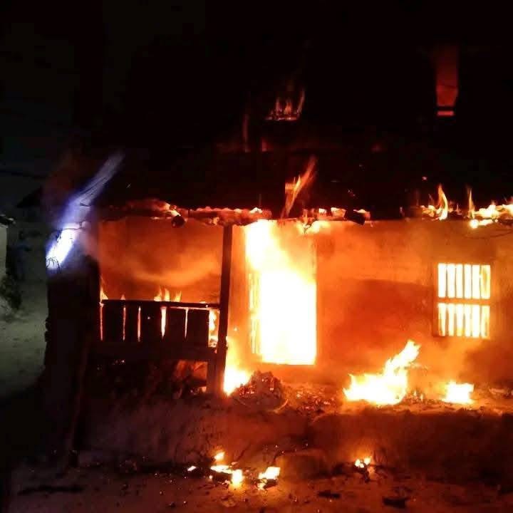 नालामा विद्युत्‌  सर्ट हुँदा  आगलागी, १२ लाख बराबरको क्षति