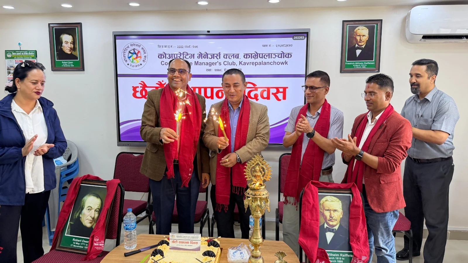 कोअपरेटिभ मेनेजर्स क्लब काभ्रेको छैटौँ स्थापना दिवस सम्पन्न