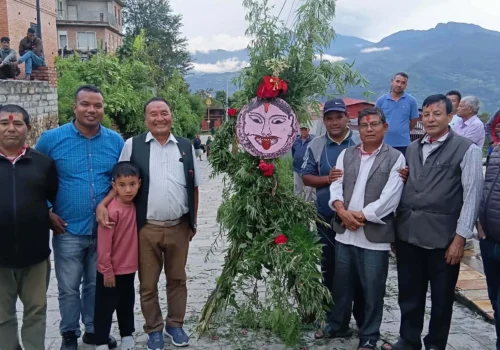दोलखामा घण्टाकर्ण (गाठामा) पर्व सम्पन्न, यस वर्ष जोशी परिवारको पालो