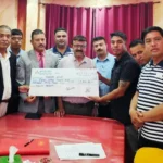 बाढीपीडितको  लागि प्याब्सन पनौतीको ११ लाख २४ हजार ३३ रुपैयाँ सहयोग