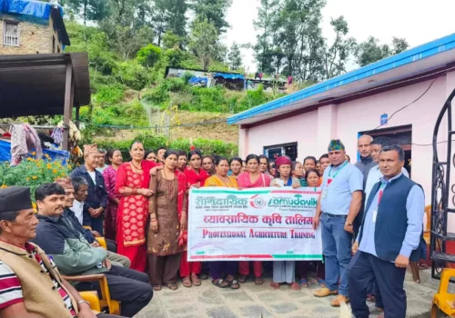 बेथानचोक ५ च्याल्टीमा एकदिने व्यावसायिक कृषि तालिम सम्पन्न