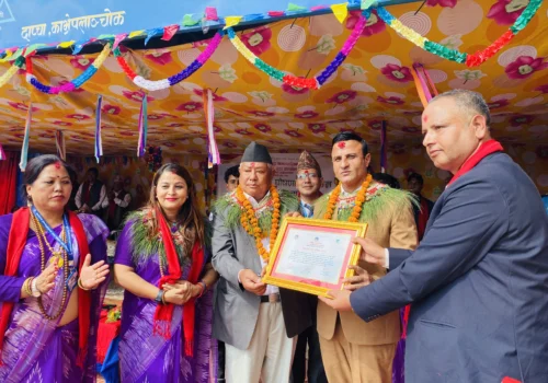 काभ्रेको नमोबुद्ध नगरपालिका वडा नं. १० बालमैत्री वडा घोषणा