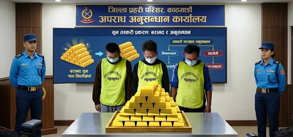 बुढानीलकण्ठमा चिनियाँको सुन कारखाना, ५४ करोडको सुन बरामद
