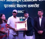 धादिङका पत्रकार शिव सिलवाल सम्मानित
