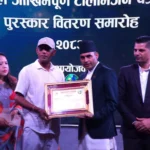 धादिङका पत्रकार शिव सिलवाल सम्मानित