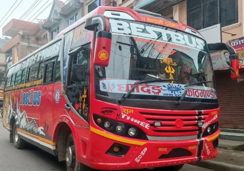 yatayat bus धादिङ–काठमाडौं भाडा रु ३९०, गाडी ‘पल्टी’ गर्दा रु ३४० भन्दा बढी लिन नपाइने