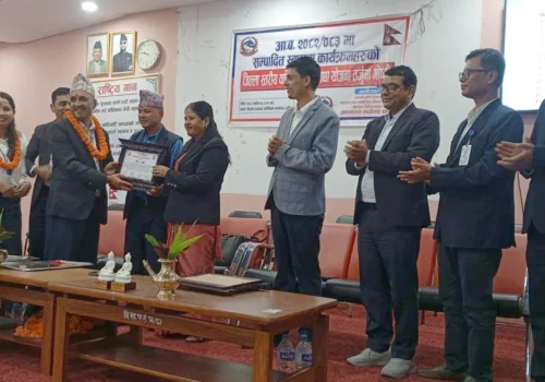 स्वास्थ्य सूचक तथा कार्यसम्पादन मूल्याङ्कनमा नीलकण्ठ नगरपालिका धादिङ जिल्लामै प्रथम