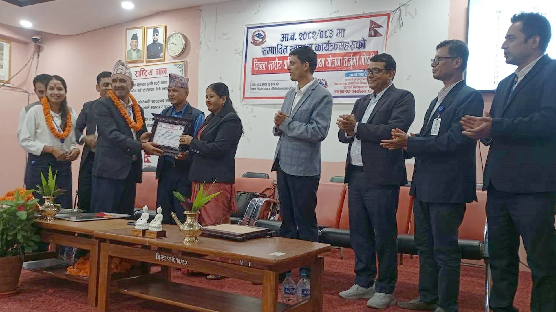स्वास्थ्य सूचक तथा कार्यसम्पादन मूल्याङ्कनमा नीलकण्ठ नगरपालिका धादिङ जिल्लामै प्रथम