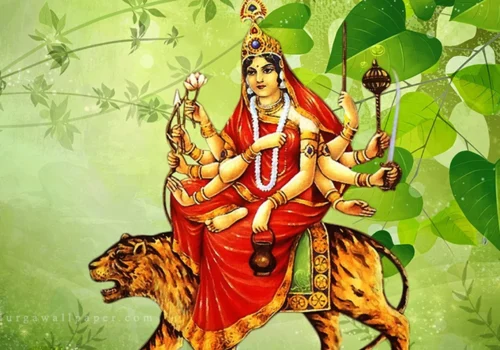 नवरात्रको तेस्रो दिनः चन्द्रघण्टा देवीको विशेष पूजा आराधना गरिँदै