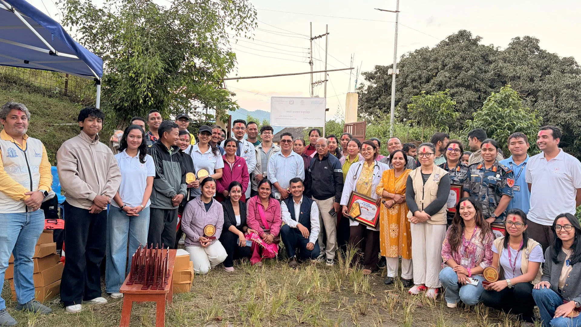 गजुरीमा सम्पन्न एकीकृत स्वास्थ्य शिविरबाट ३५१ नागरिक लाभान्वित