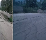 धादिङको गलौदीमा सडक भासिएपछि पृथ्वी राजमार्ग पूर्ण रूपमा बन्द