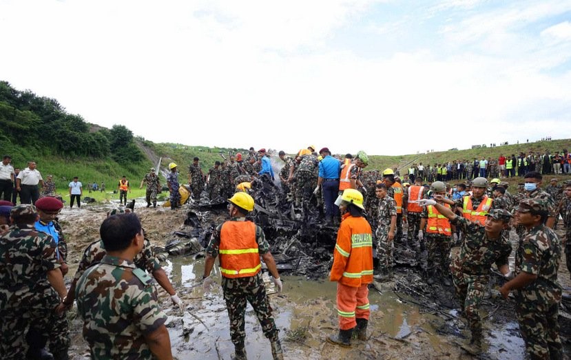 दुर्घटना भएको सौर्य एअरलाइन्समा थिए १९ जना यात्रु, दुर्घटनास्थलबाट क्याप्टेनको उद्धार
