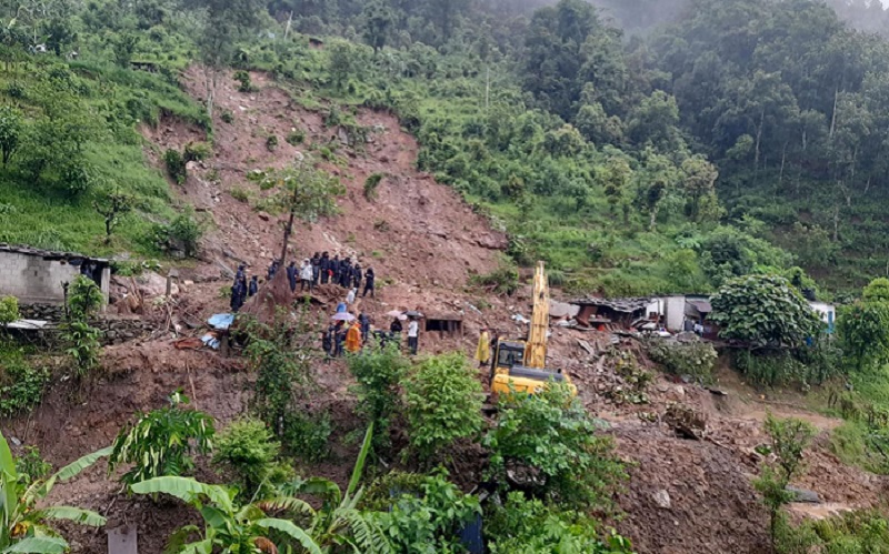 तनहुँमा पहिरोमा पुरिएका थप दुई जनाको शव फेला