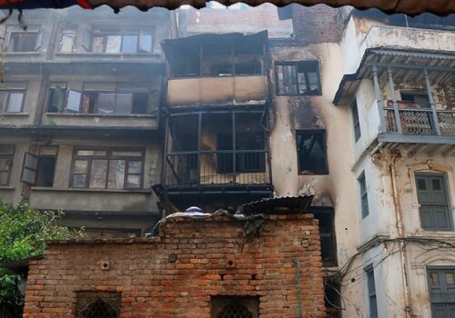काठमाडौंमा आगलागी हुँदा एक जनाको मृत्यु