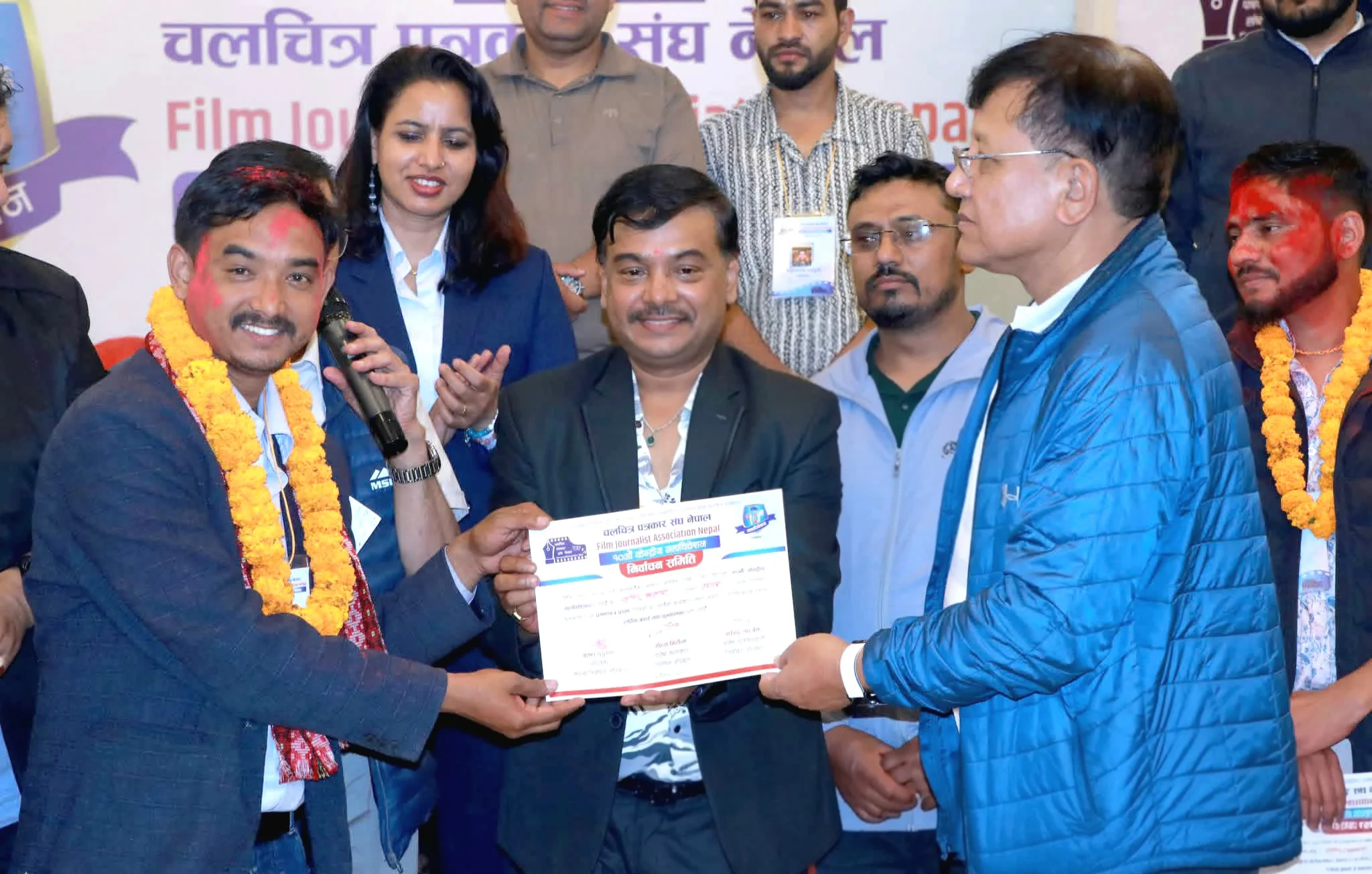 चलचित्र पत्रकार संघ नेपालको अध्यक्षमा पुनः समीर बलामी