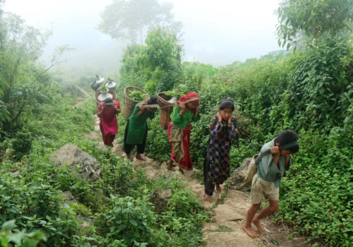 खानेपानी र विकासले तिर्खाएको धादिङको ब्रुसबाङ गाउँ