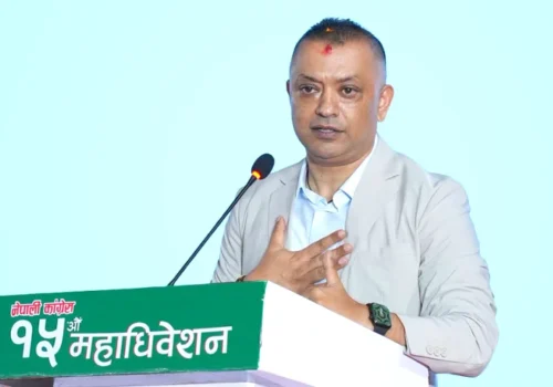 नेपाली कांग्रेसको सभापतिमा गगन थापा निर्वाचित