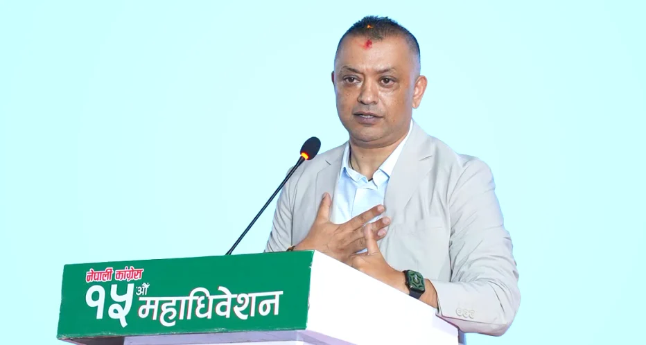 नेपाली कांग्रेसको सभापतिमा गगन थापा निर्वाचित