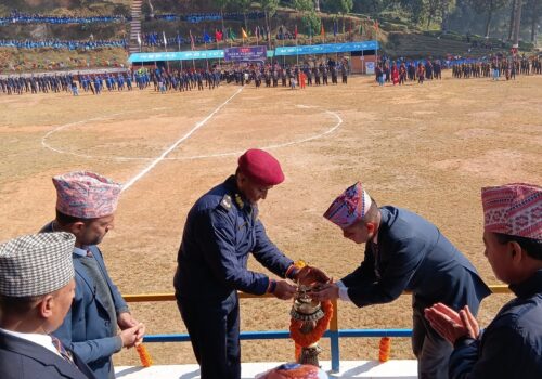 ३१ औं अन्तर माध्यामिक विद्यालय आइजीपी फुटबल रनिङ ट्रफि शुरू