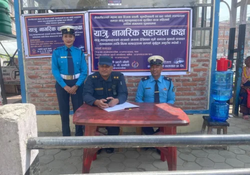 काभ्रेका ६ स्थानमा यात्रु सहायता कक्ष स्थापना
