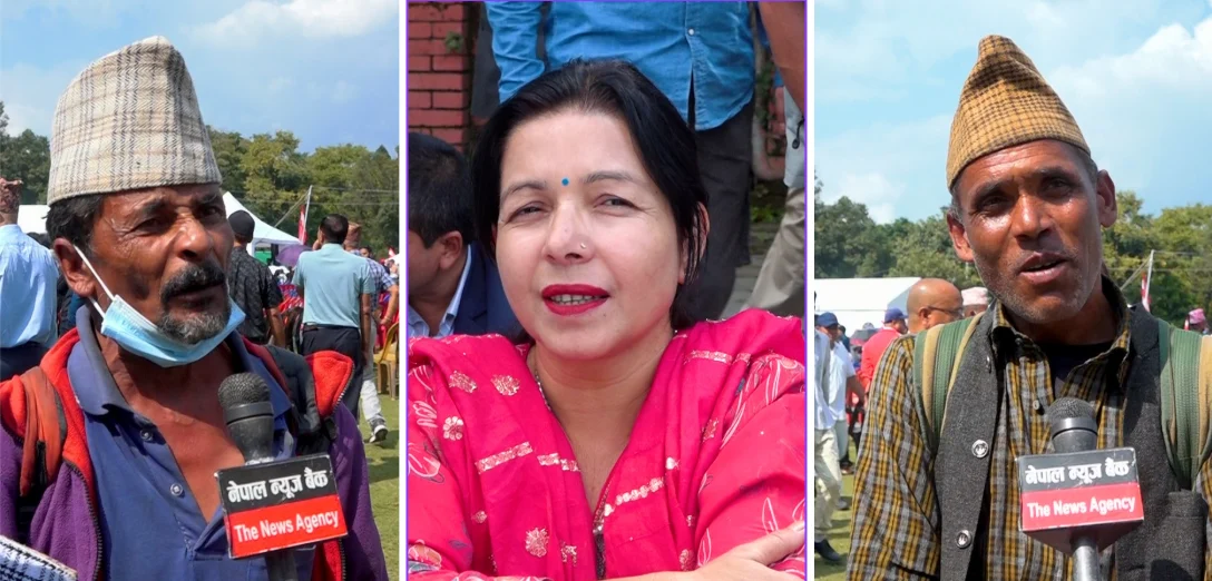 महाधिवेशनस्थलमा टोपीदेखि जुम्लाको स्याउ र कांग्रेसका पुस्तकसम्मको व्यापार